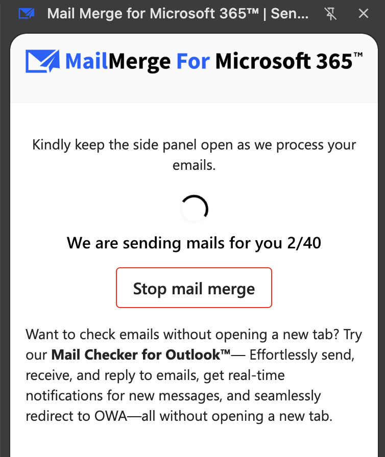 Mail Merge for Microsoft 365™ | Mail Merge automation for Outlook | Optimized mail management for businesses | Mass Email | Bulk Mailing